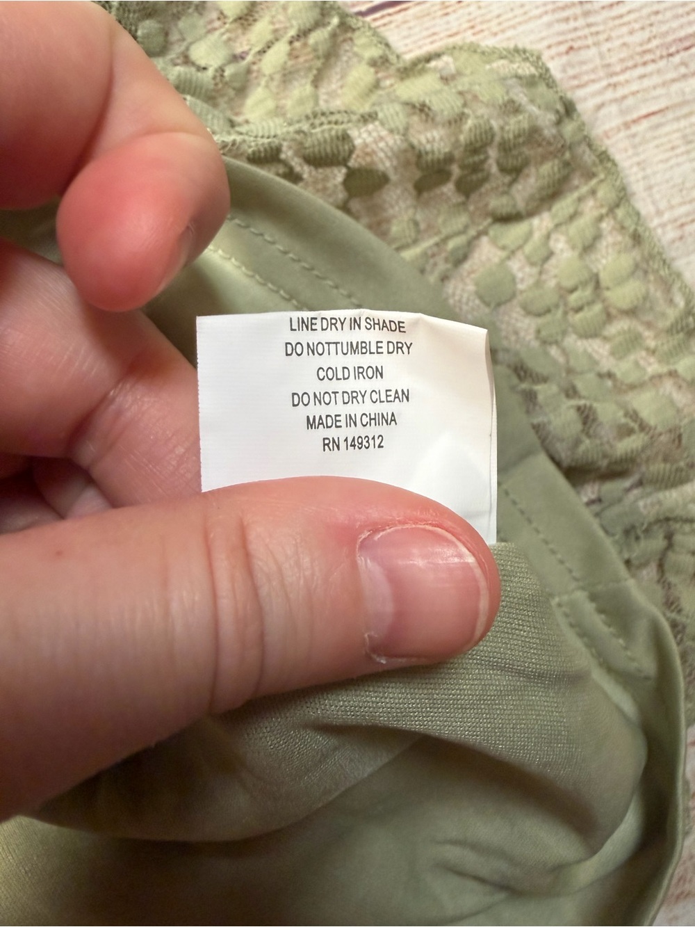 NWT‎ Selfie Leslie Olive Green Ruched Square Neck Lace Sheer Sleeve Mini Dress - Picture 8 of 13
